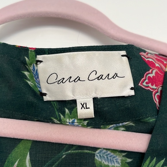 Cara Cara Floral Printed Dress Size L - Picture 3 of 6